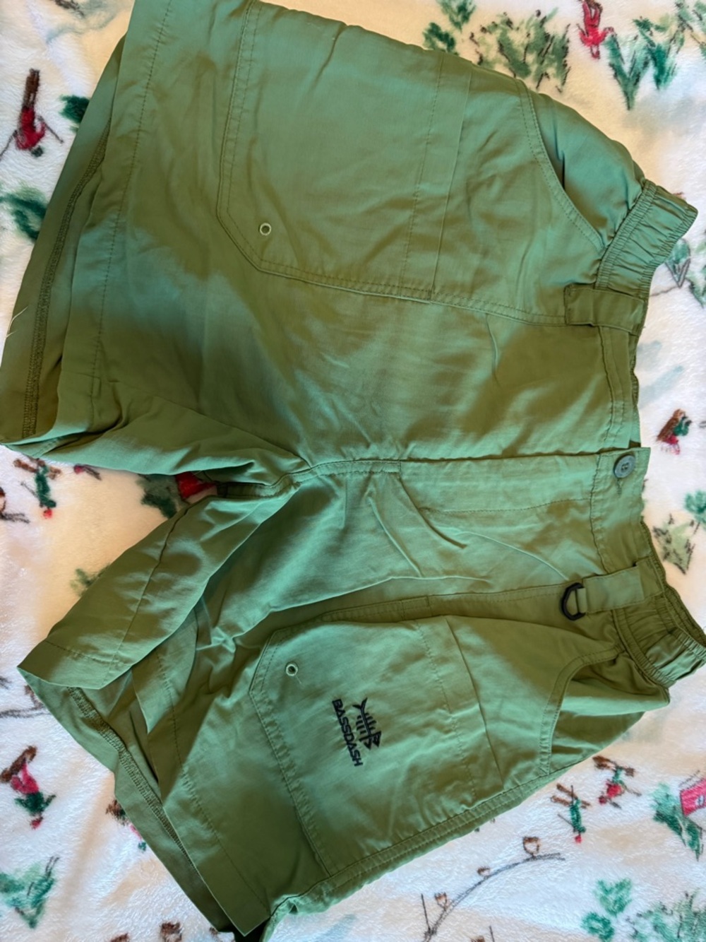Bass Pro Shops Olive Utility Cargo Shorts